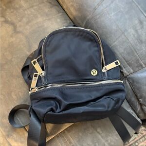 lululemon athletica Black Backpack